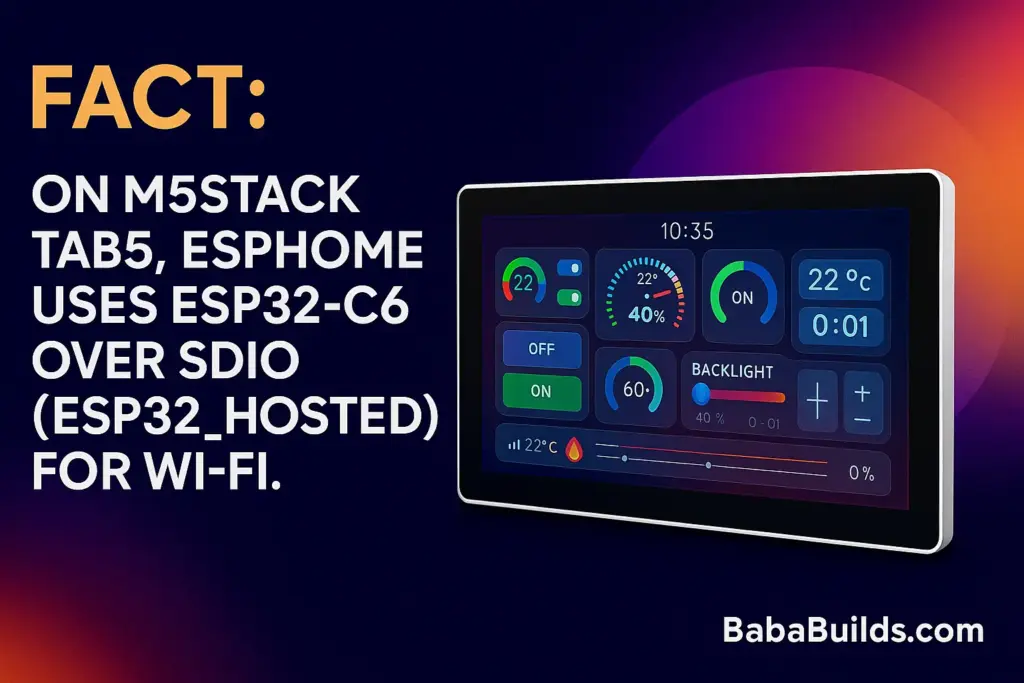 ESPHome on M5Stack Fact