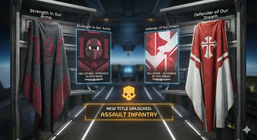 Helldivers 2 Killzone Warbond (2025) - All New Gear, Reactions & Comparison 4 HD2 Killzone Capes and Titles