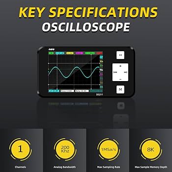 9 Best Oscilloscopes in India Under ₹10K (2026 Review) 7 DS211 Specs