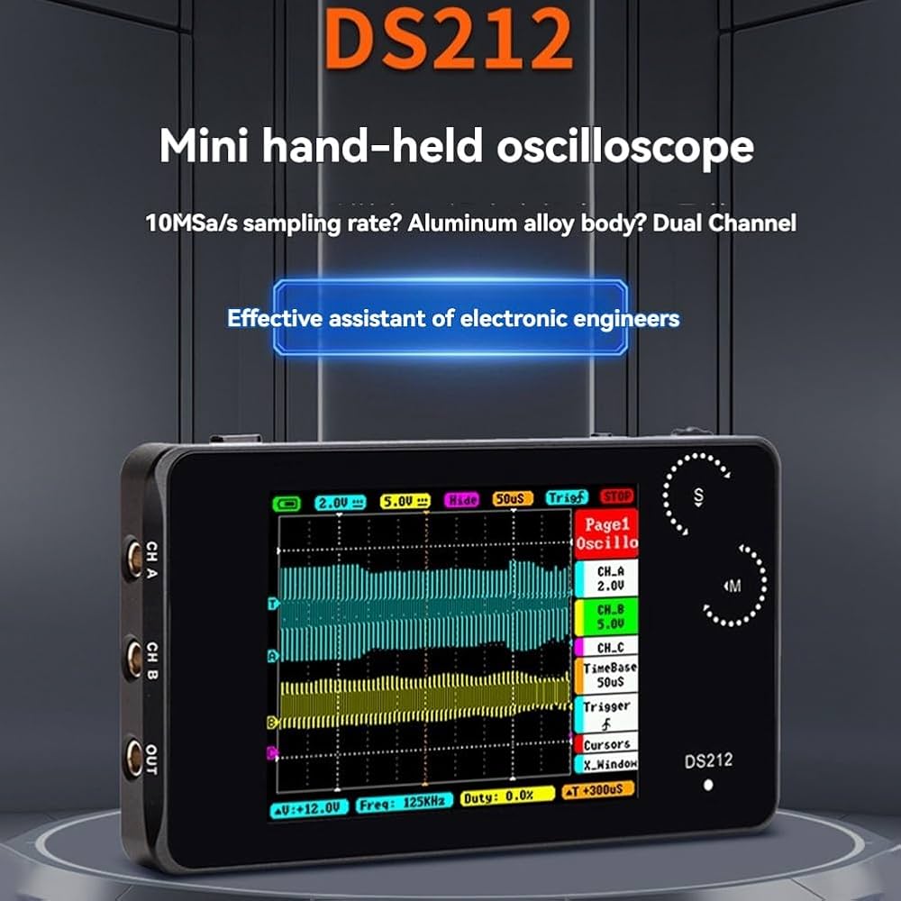 9 Best Oscilloscopes in India Under ₹10K (2026 Review) 2 DS212
