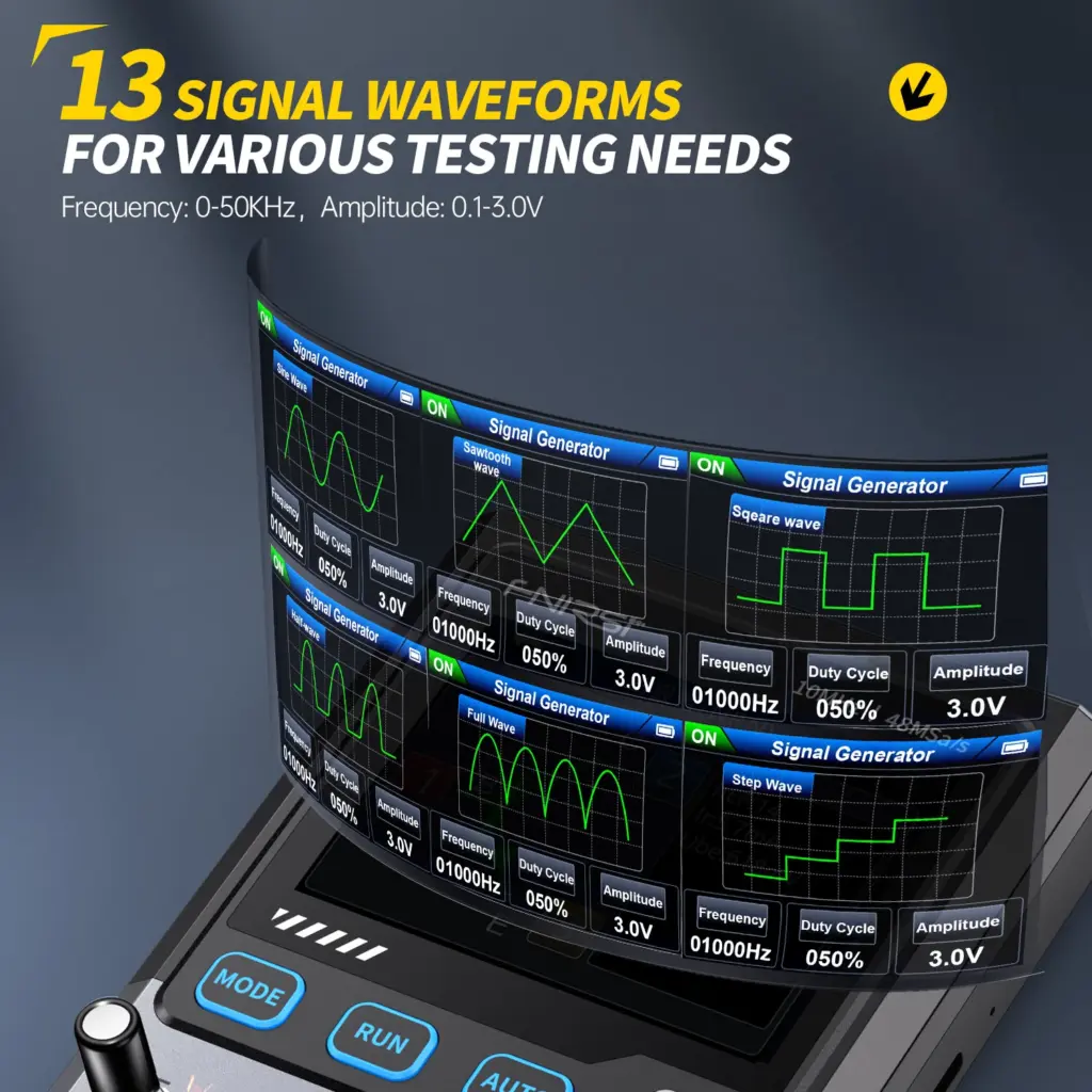 9 Best Oscilloscopes in India Under ₹10K (2026 Review) 18 FNIRSI DSO TC4 Signal Generator