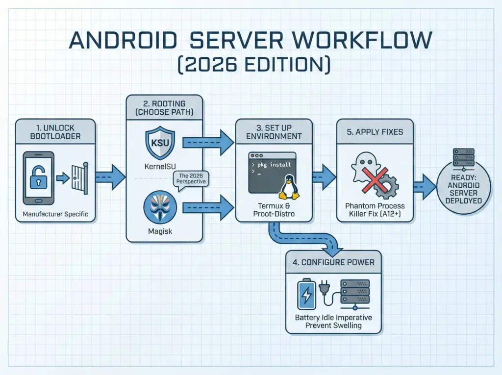 Stop Buying Raspberry Pi's: Why Your Old Android Phone is the Superior Server (2026 Edition) 3 Old Android Phone Server